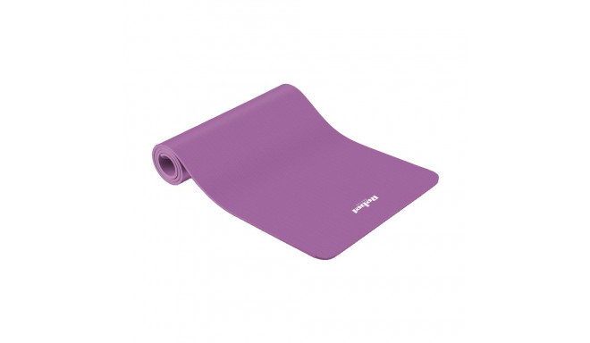 Joogamatt treeninguteks, pilates, fitness, 183x61cm, paksus 6mm, TPE materjal, lilla, REBEL ACTIVE