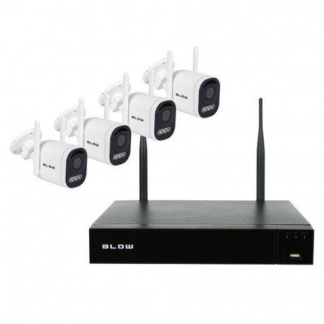 78-844# wifi valvekaamera komplekt blow 4x5mp ilma kettata bl-w5bp4/wifi