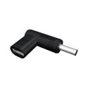 76-095# Adapter usb gniazdo usb-c-wtykdc1,35/4,0