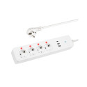 98-420# Inteligentna listwa zasilająca 1,5m 2xusb+usb-c wifi tuya