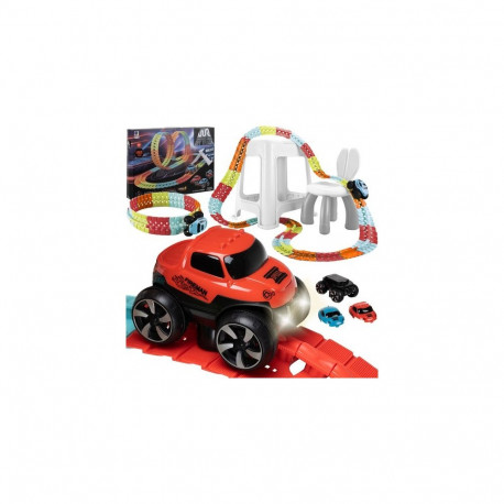 Võidusõiduraja komplekt – 193 elementi + auto 22461