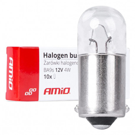 Halogeenpirnid t4w 12v 4w ba9s 10tk amio-03370