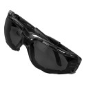 Okulary ochronne z wkładką piankową, przyciemniane soczewki, klasa odpornosci FT