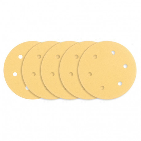 225 mm K120 lihvpaber takjakinnitusega, 5 tk, 6 auguga, sobib lihvmasinale 59G264, 59G265