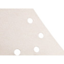 Papier ścierny na rzep K120, trójkątny z 12 otworami, 5szt do szlifierki 59G264