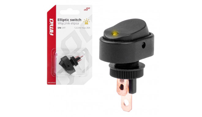 Lüliti ellips koos valgustusega 12v 24v amio-03088