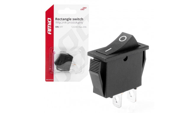 Lüliti ristkülikukujuline on off 12v amio-03081