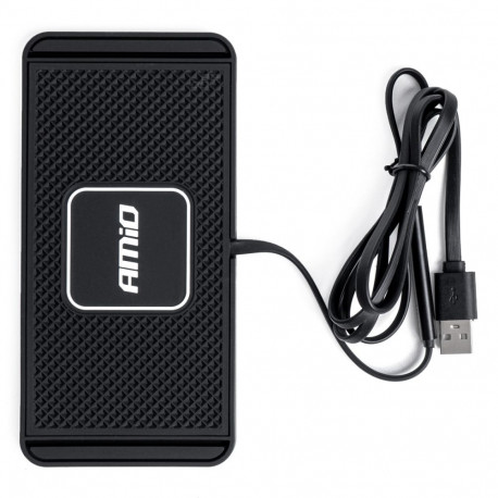 Juhtmevaba induktsiooniga autolaadija 15w amio-03144