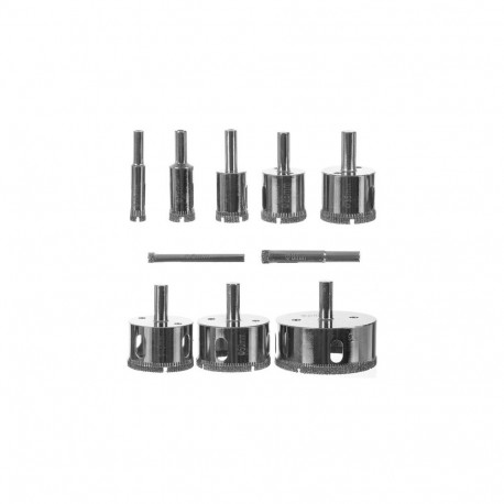 Otwornice diamentowe- zestaw 10szt. Bigstren 21641