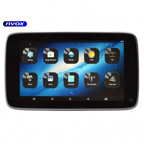 Autodele monitor peatugedele bmw-le 12-tolline led hd android-süsteemiga ning usb sd fm wifi 12v