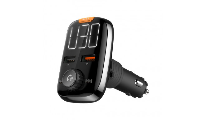 Transmiter samochodowyz funkcją bluetooth (2xgniazda USB)