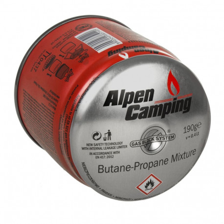 "kartusz gazowy 190G IK006 alpen camping"
