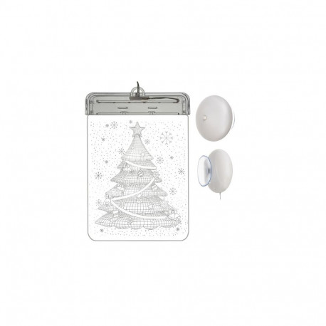 Jõulukuusk LED 3D vitraaž