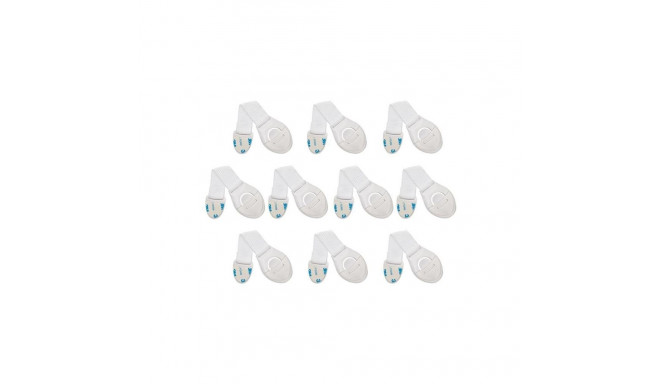 Blokeering kapiuksele 10 tk valge