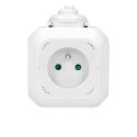 Przedłużacz 4 krotny 2P+Z, ładowarka 2xUSB, 1,4m H05VV-F 3x1mm2, biały