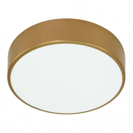 OVO LED-laevalgusti 43W 4000K 4750lm, kuldne teras, matt klaasist kuppel, IP20, - 400