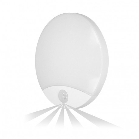 VIRAZON LED 15W laevalgusti liikumisanduriga 1050lm IP44 4000K matt polükarbonaat valge