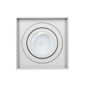 CAROLIN DLS GU10 downlight max 35W, IP20, kwadrat, biały