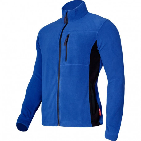 Fliisjakk tumesinine-must, "2XL", CE