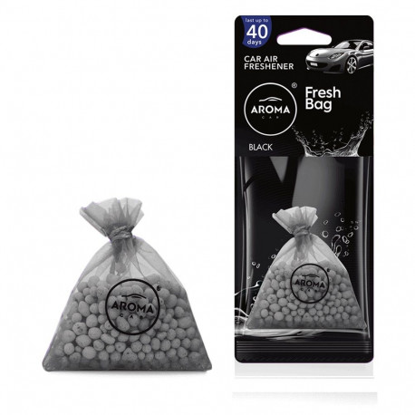 õhuvärskendaja aroma fresh bag uus keraamiline, must