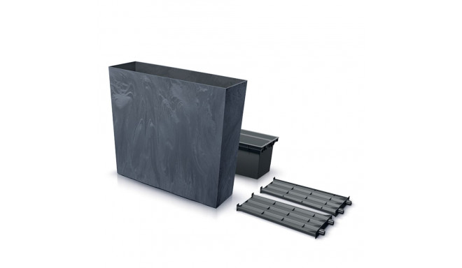 Doniczka URBI CASE TOWER BETON EFFECT DUC800TE - antracytowy