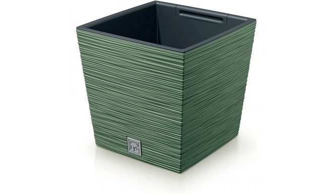 Doniczka FURU SQUARE LOW DFS240 - ziemisty zielony