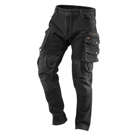 Tööpüksid DENIM, mustad, suurus S