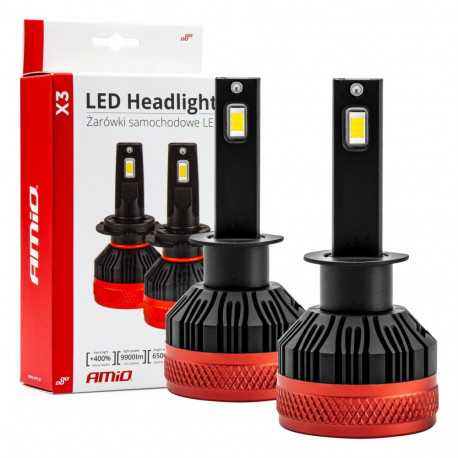 led-autopirnid seria x3 h1 6500k canbus amio-02977