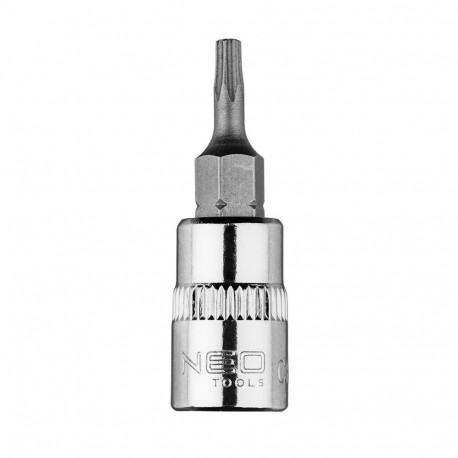 Końcówka Torx TX10 na nasadce 1/4", krótka, 37 mm (5 tk.)