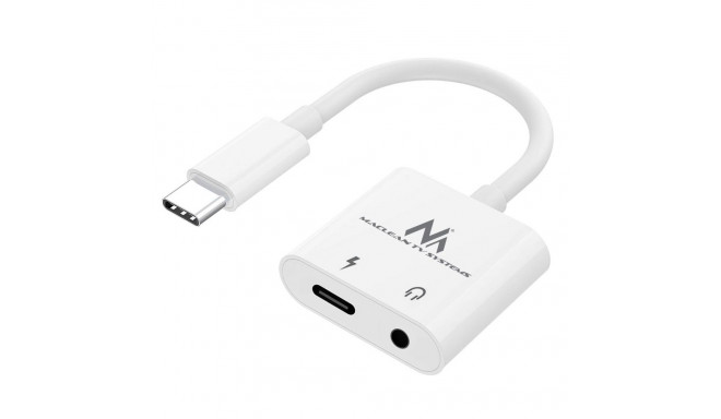 Adapter USB Type-C - 3,5mm mini jack z Power Delivery (PD) 30W Maclean, MCTV-848