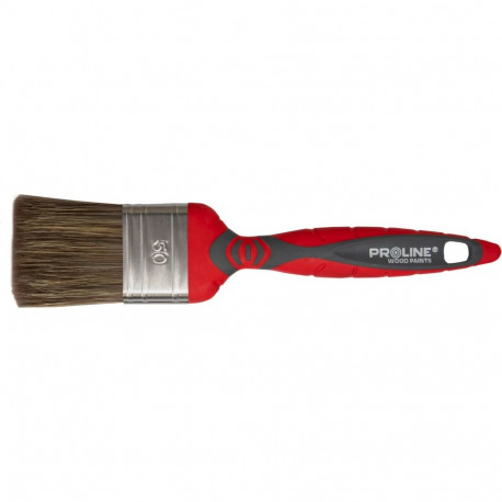 Pędzel płaski premium 65mm,rączka 2k-tpr,ss,do drew.,proline