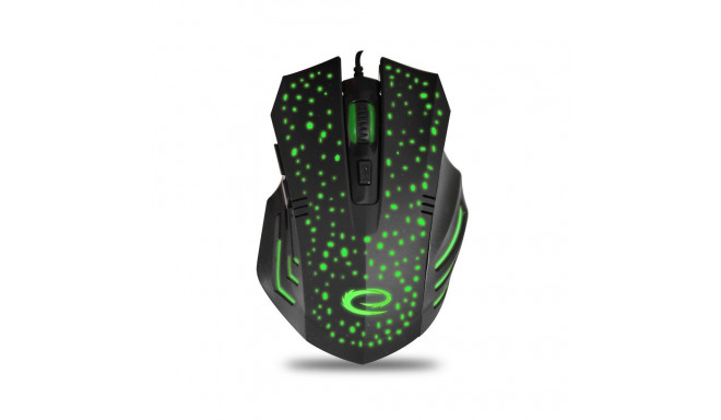 EGM212 Esperanza mysz przewod. gaming led 6d opt. usb-c galaxy