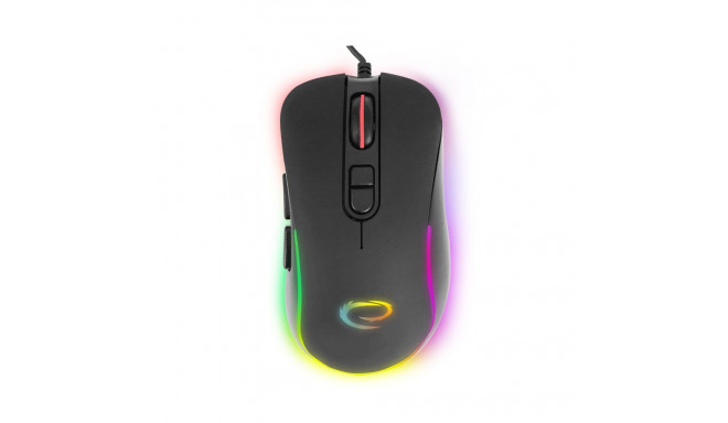 EGM303 Esperanza juhtmega mängurihiir LED RGB 7D optiline USB-C Hesperis