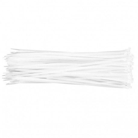 Kinnitusrihmad 4.8 x 370 mm, 75 tk, valged