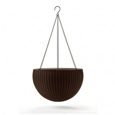 Keter Sphere rippuv pruun istutuspott