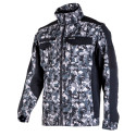 Bluza z odpinanymi rękawami szaro-czarna, "s", ce, lahti