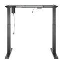 Biurko elektryczne z regulacją wys Ergo Office, szare, max wys 123cm , 80 kg - bez blatu, do pracy s