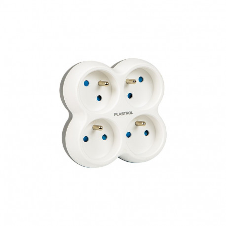 2687# r-41 4-pesaline maandusega pistikupesa