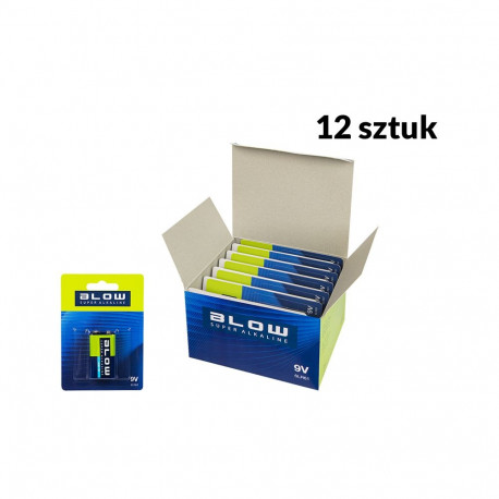 82-574# blow super alkaline 9V 6LR61 leelispatarei blisterpakendis