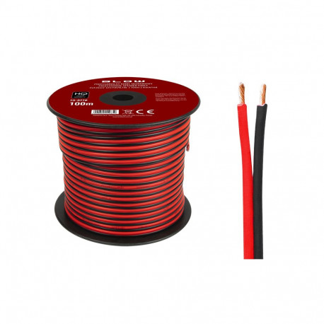 73-377# Przewód głośnikowy 2x4,00mm czarno-czerwony