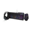 84-218# Klawiatura+mysz blow z podświetleniem led cybergod słuchawki