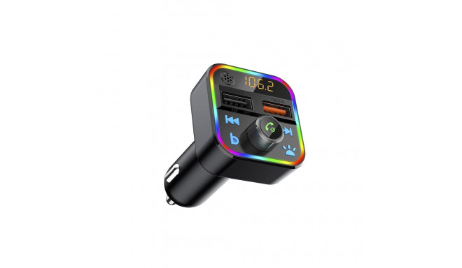 74-164# Transmiter fm blow bluetooth5+qc3.0 rgb