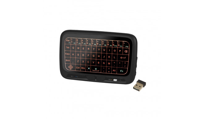 84-255# juhtmevaba klaviatuur 2,4ghz miniks-4 + puuteplaat
