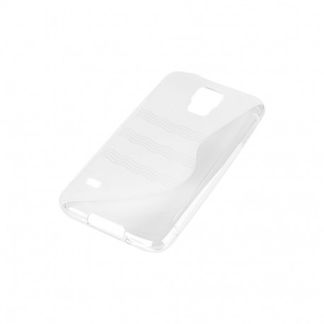 79-326# Etui samsung galaxy s5 przezroczyste "s"