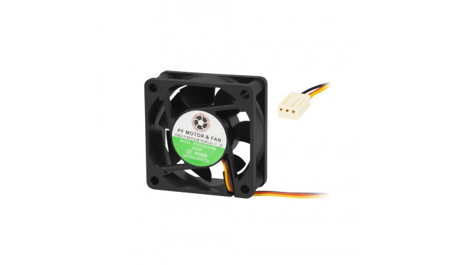 85-626# ventilaator 60x25mm 24v kuullaager 3-juhtmeline