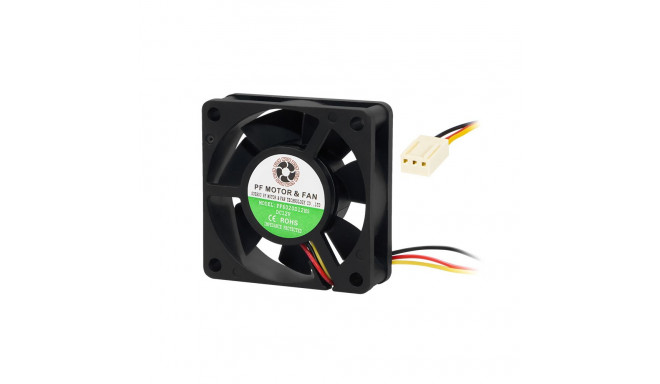 85-623# ventilaator 60x20mm 12v liuglaagritega 3-juhtmeline