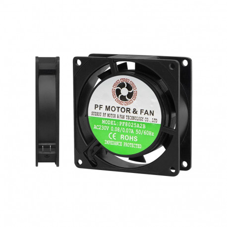 85-811# kulkowy 80x25mm 230v ventilaator terminal