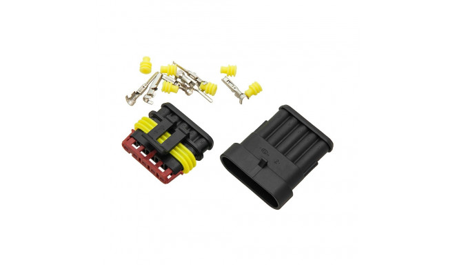 40-805# hermetiline ühenduskarp oh-5 (pesa ja pistik) komplekt (5 tk.)