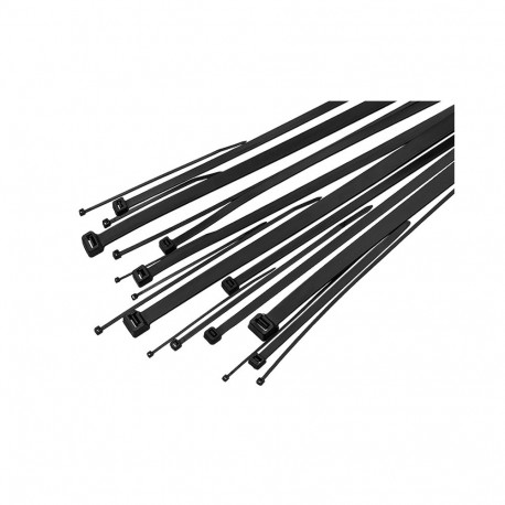 41-241# Opaska zaciskowa 2,5x60mm czarna (5 tk.)