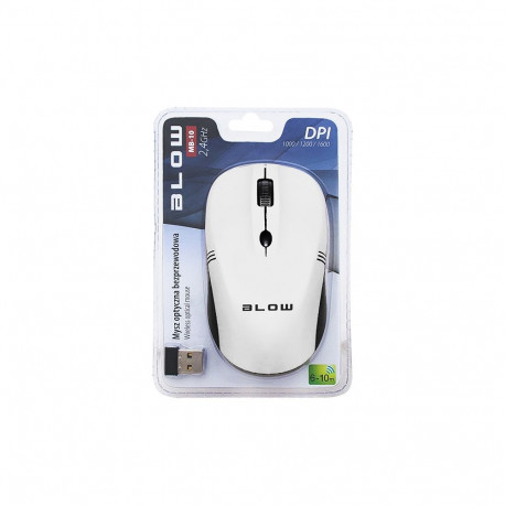 Blow juhtmevaba optiline hiir mb-10 84-001#, valge